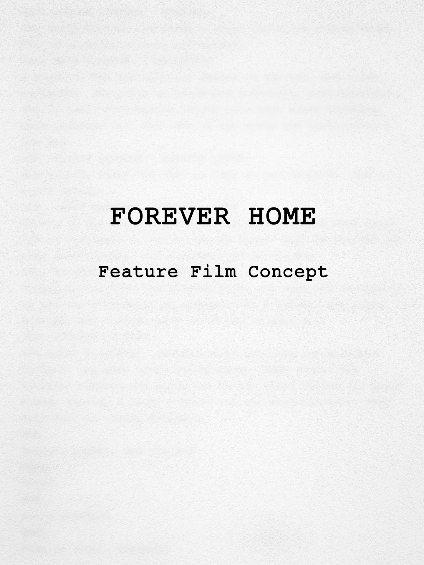 WA Forever Home Concept Poster 01