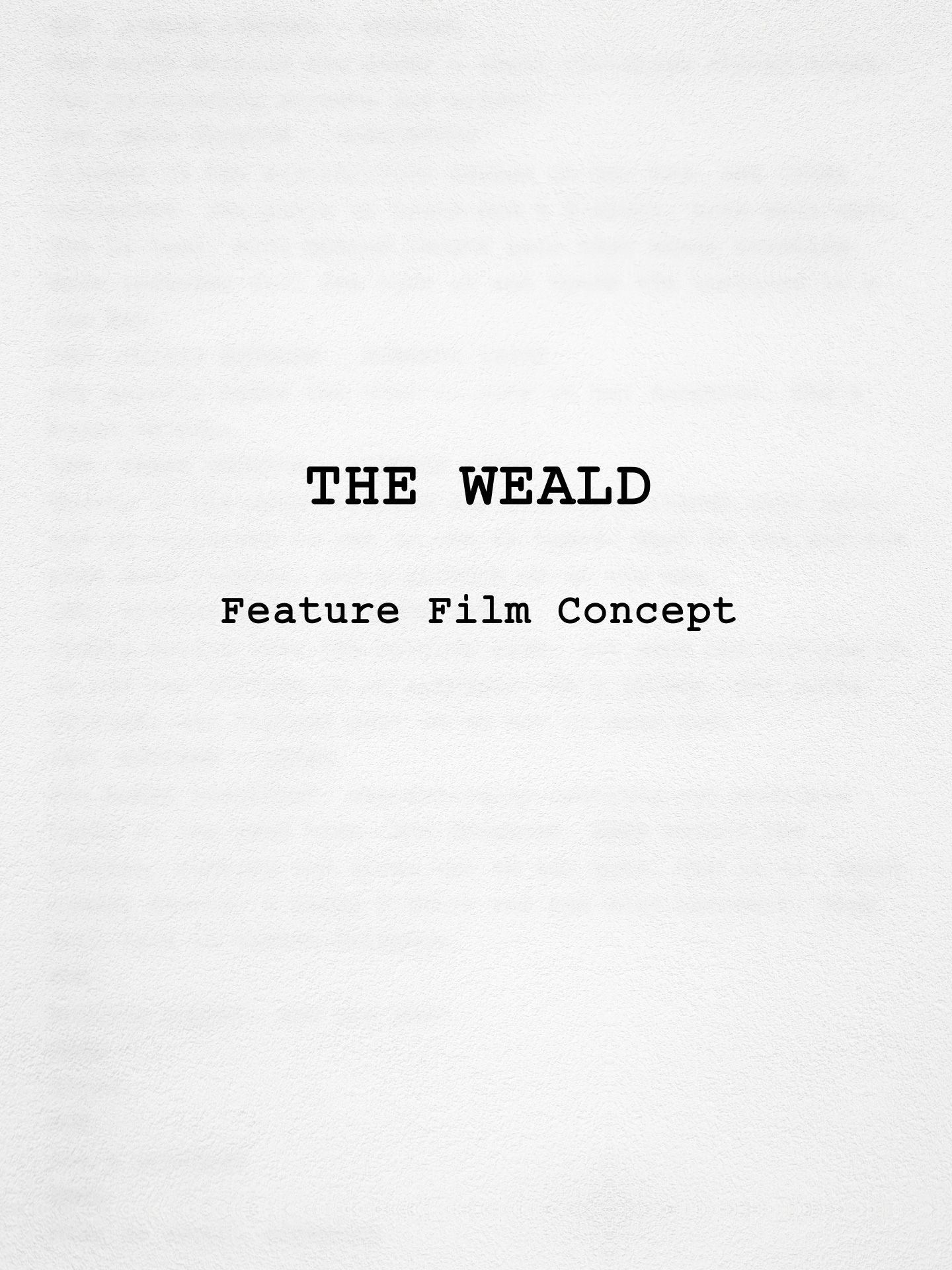 WA The Weald Concept Poster 01